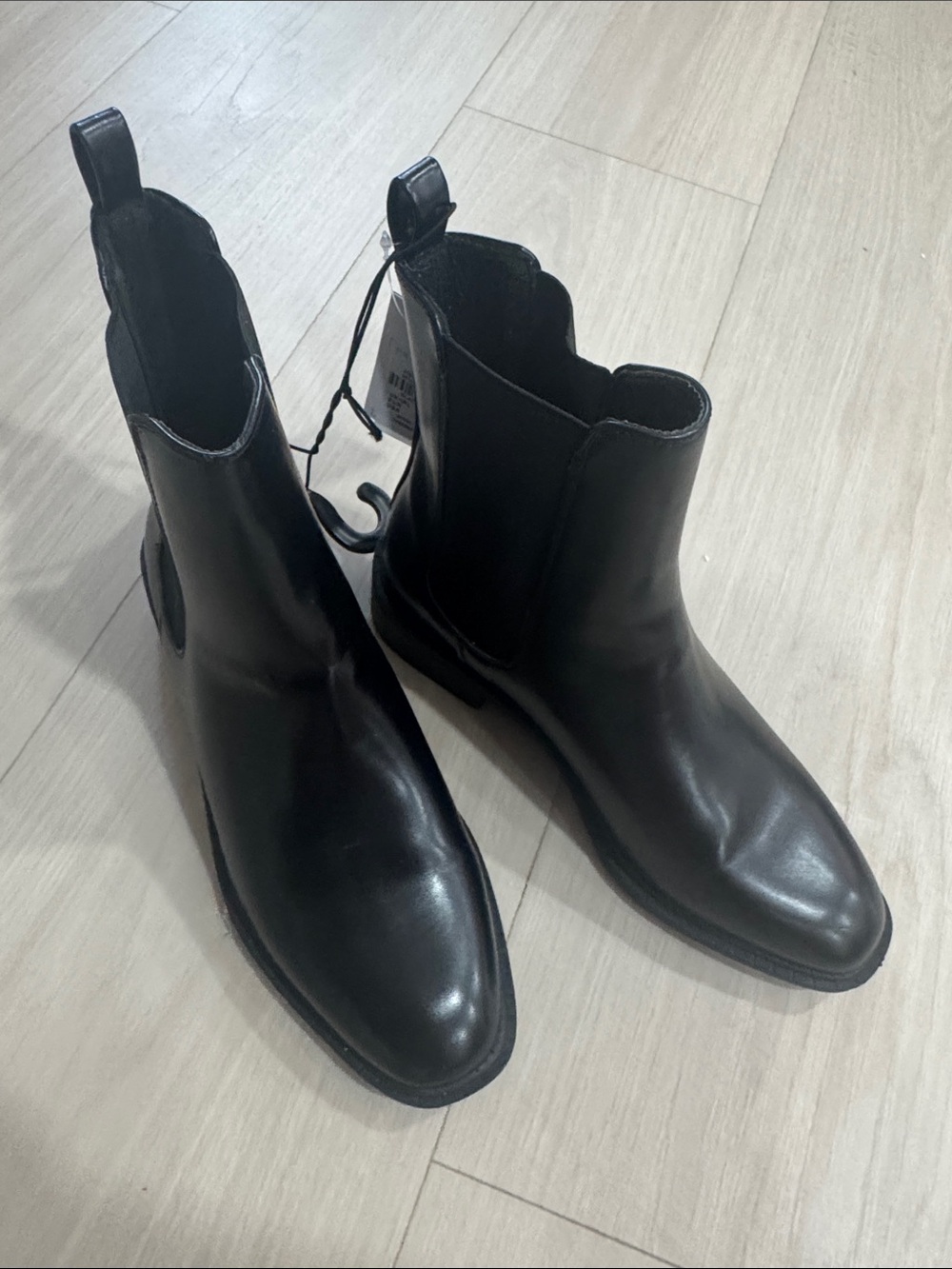 Black Chukka Boots - Smooth Leather Ankle Boots